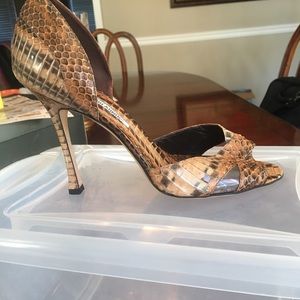 Manolo Blahnik Shoes - Snake skin great condition Manolo Blahnik Shoes - Snake skin great condition